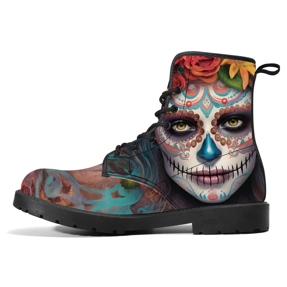 Calavera Senorita Leather Boot Kickitink 1