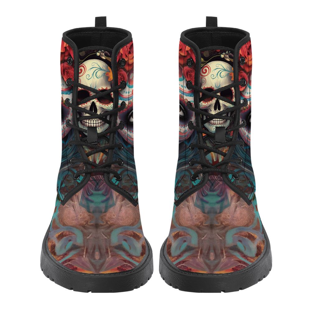 Calavera Senorita Leather Boot Kickitink 5