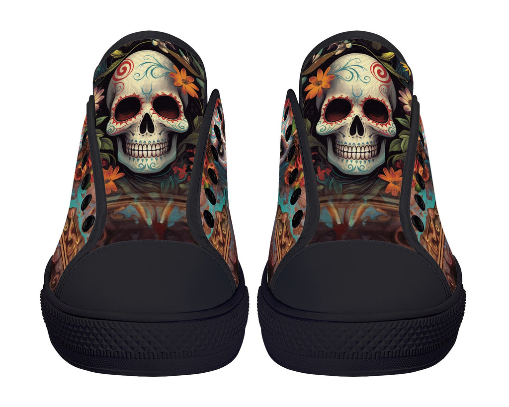 Calavera Senorita Low Tops Black Kickitink 6