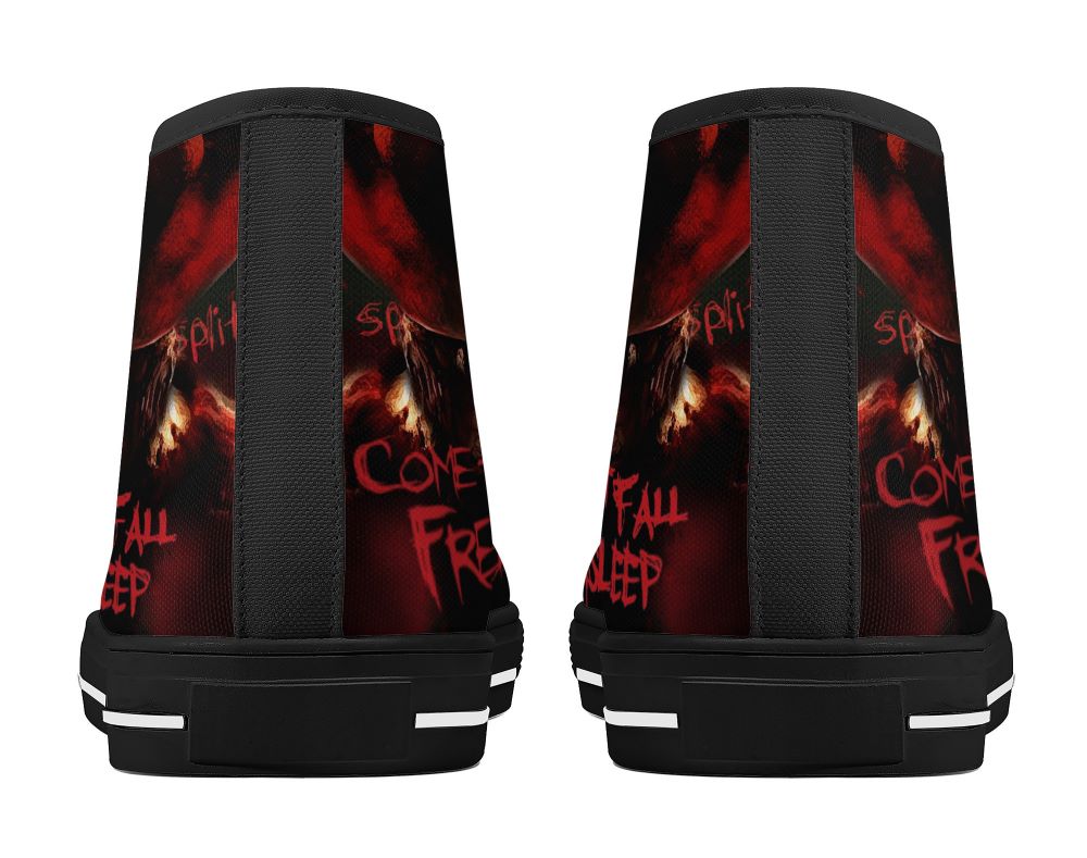 Come to Freddy High Top Black Kickitink Featured 4