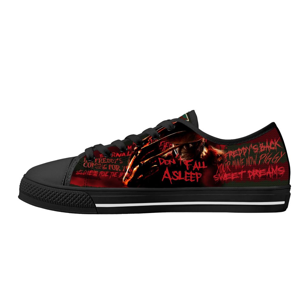 Come to Freddy Low Tops Black 1