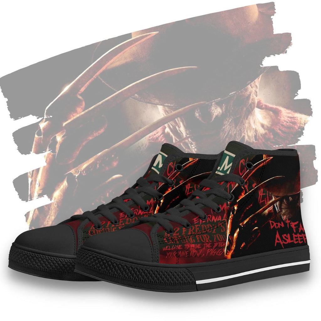 Come to Freddy High Top Black Kickitink Featured