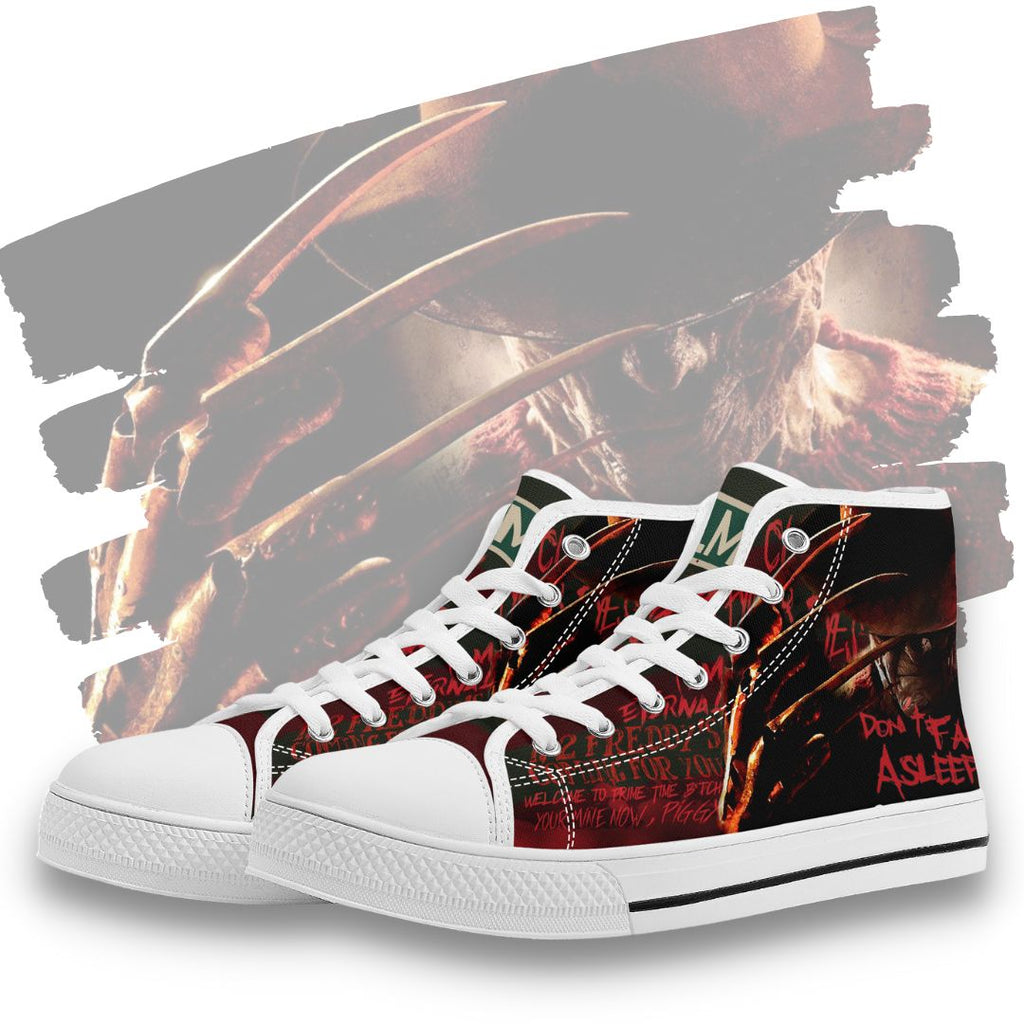 Come to Freddy High Top White Kickitink Featured