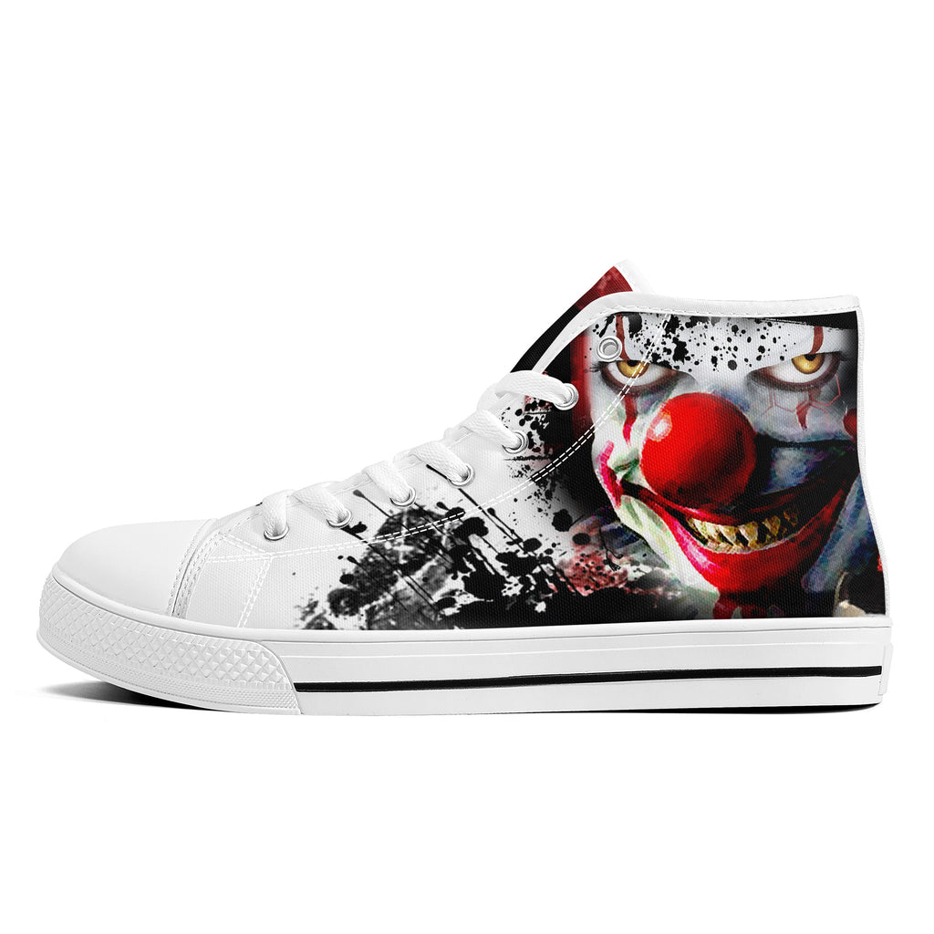 Evil Clown High Top White Kickitink 1