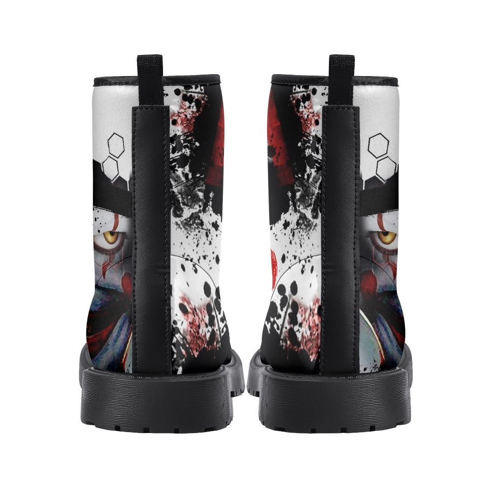 Evil Clown Leather Boot Kickitink 5