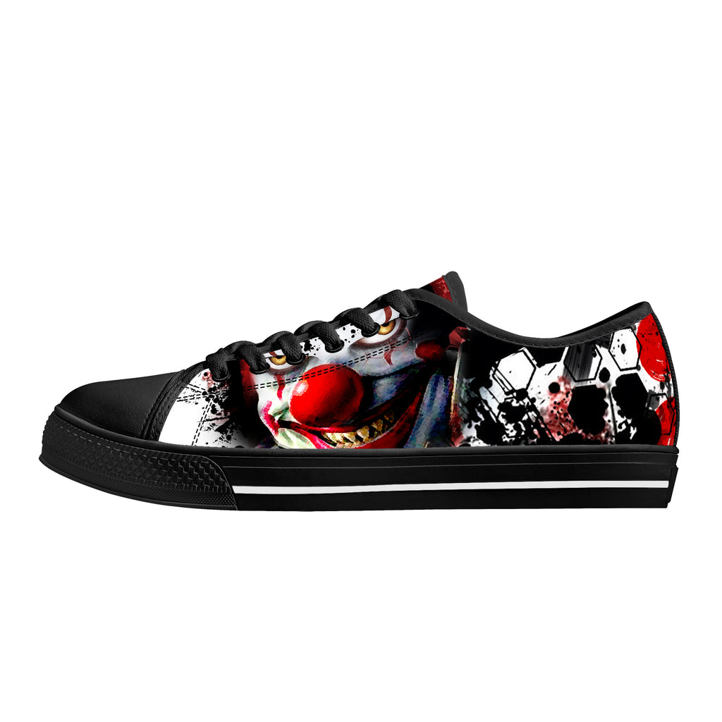 Evil Clown Low Top Black Kickitink 1