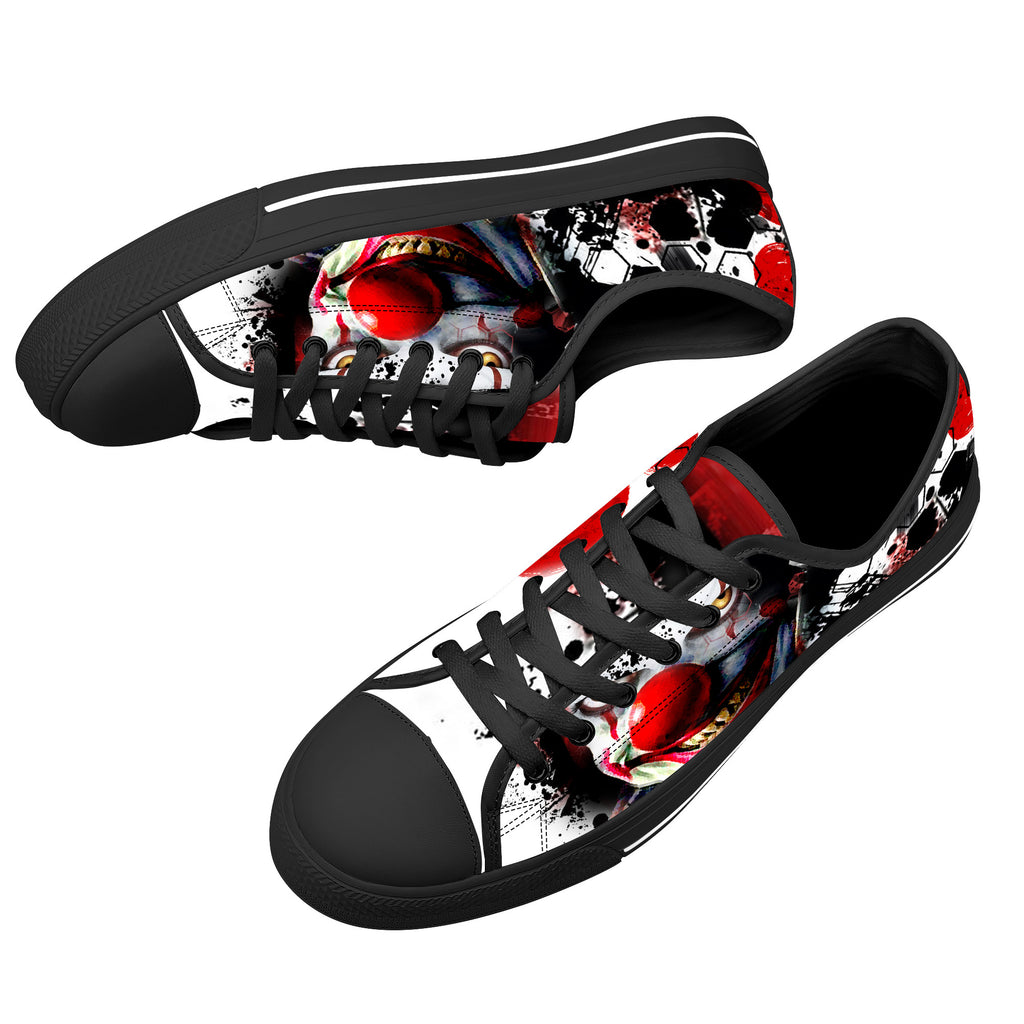 Evil Clown Low Top Black Kickitink 7