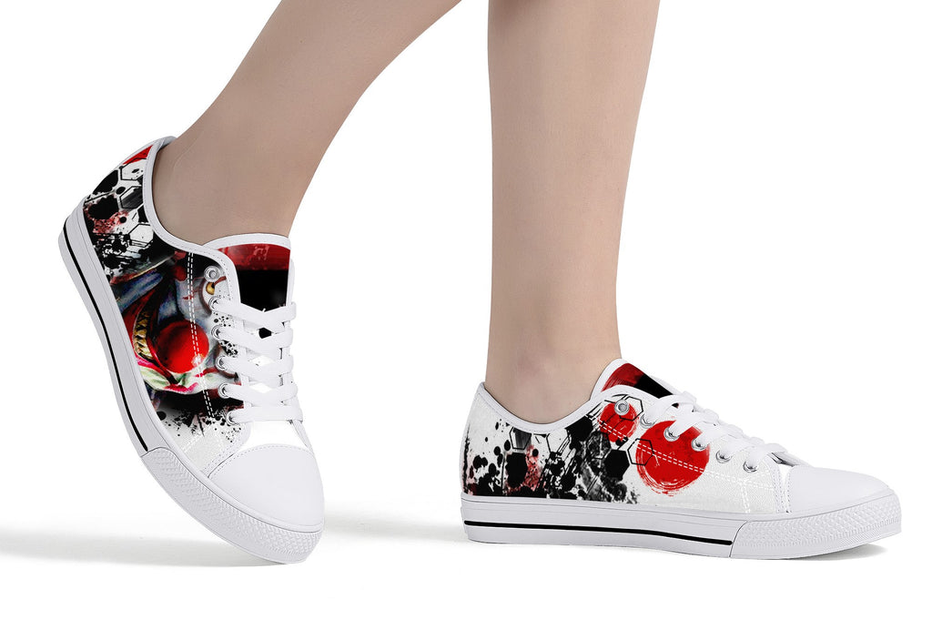 Evil Clown Low Top White Kickitink 5