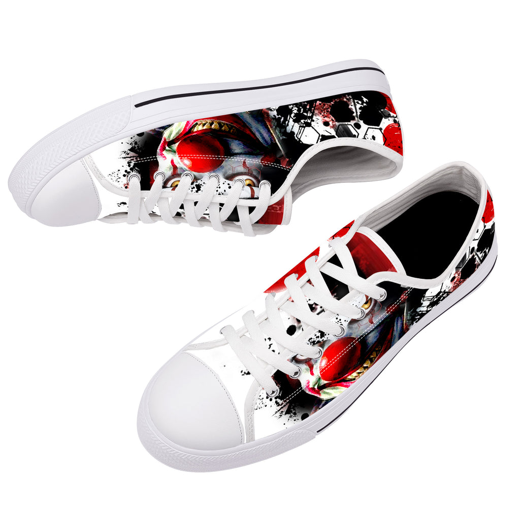 Evil Clown Low Top White Kickitink 7