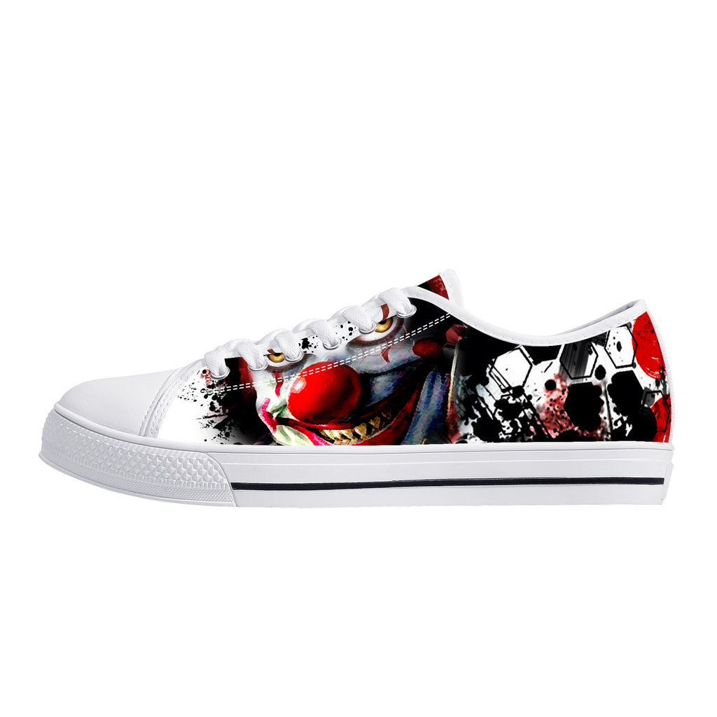 Evil Clown Low Top White Kickitink 1