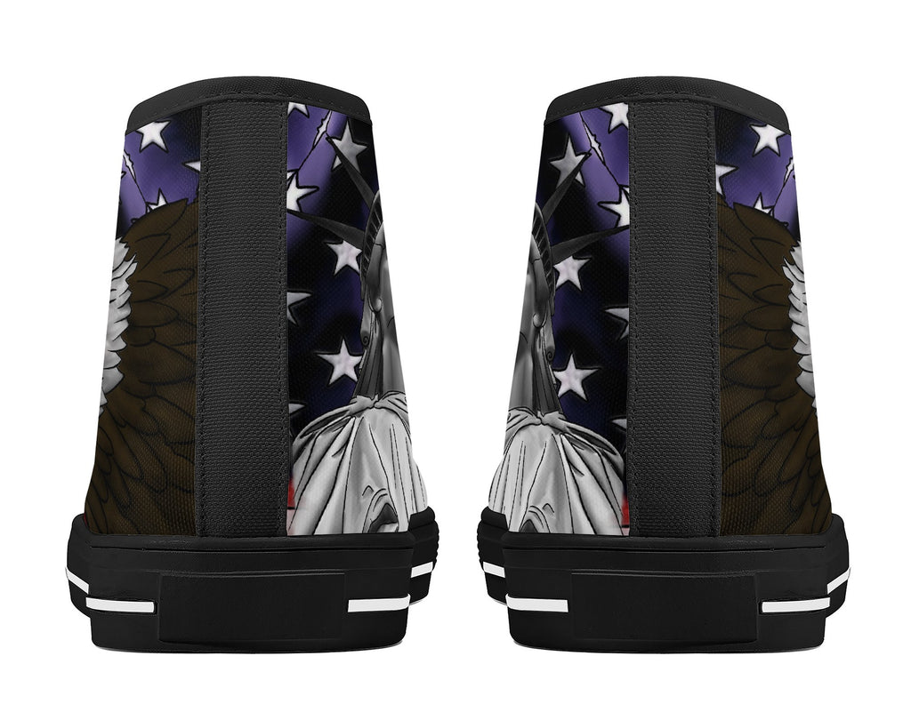 Freedom and Liberty High Tops Black Kickitink 4