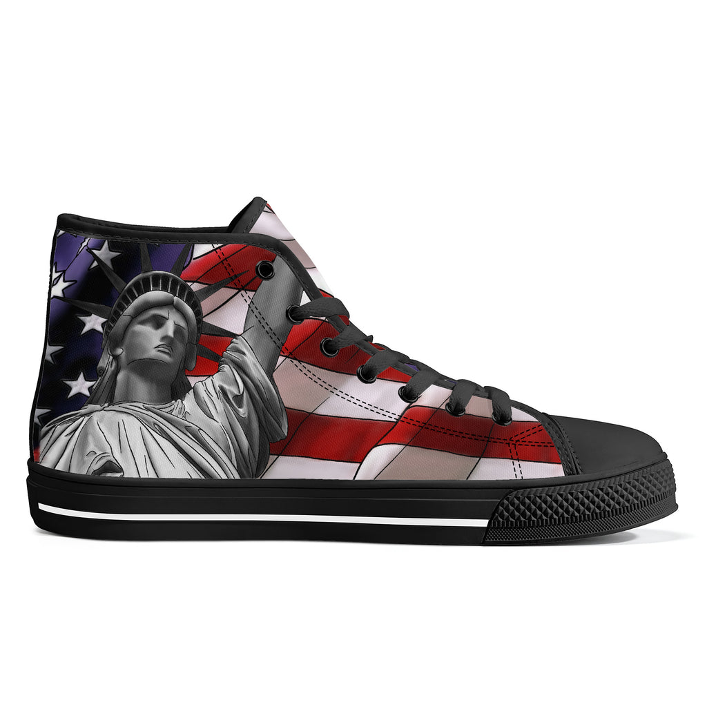 Freedom and Liberty High Tops Black Kickitink 2