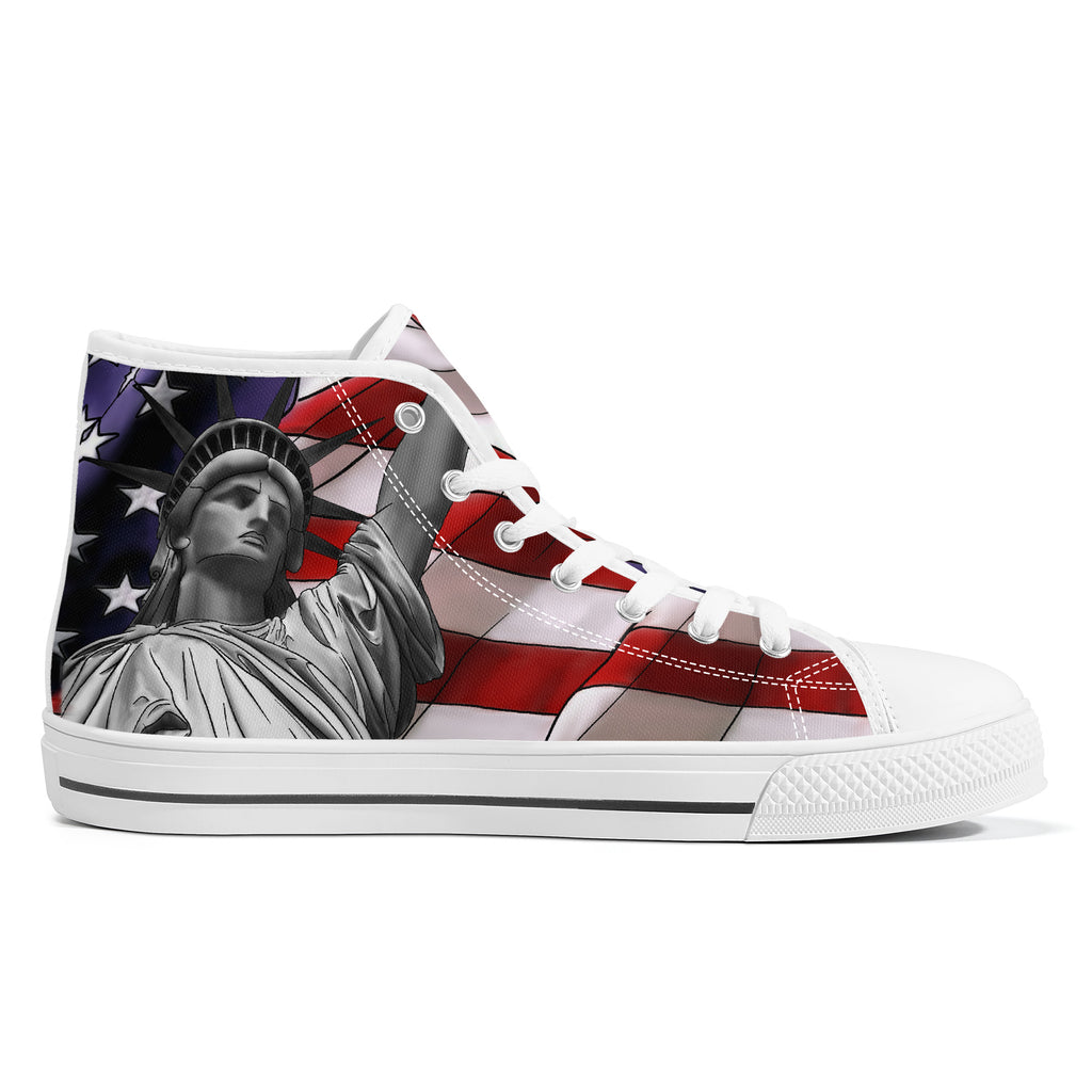 Freedom and Liberty High Tops White Kickitink 2