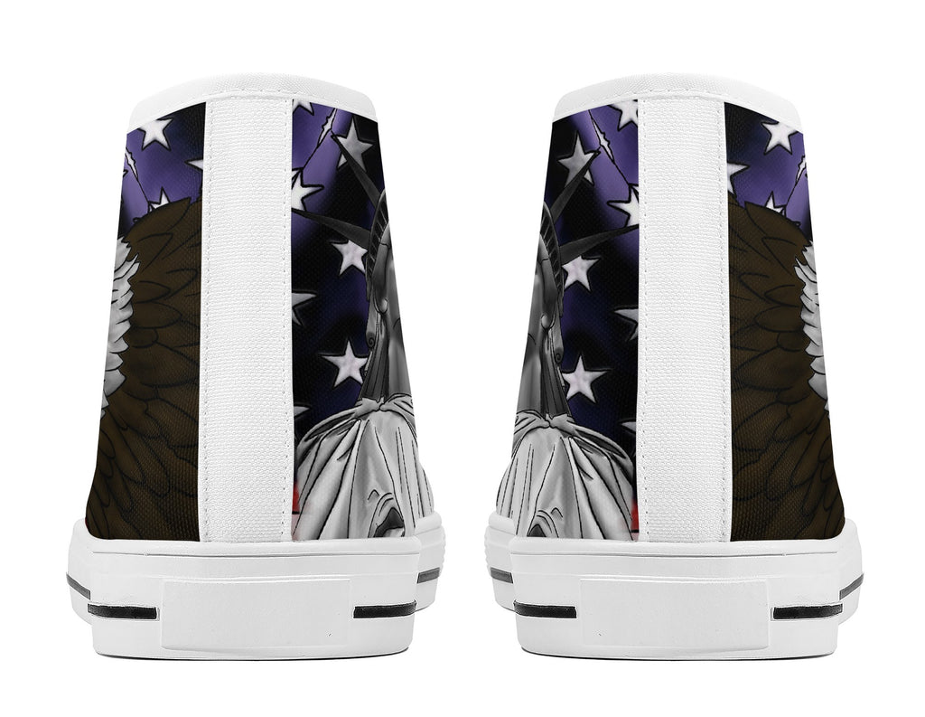 Freedom and Liberty High Tops White Kickitink 4