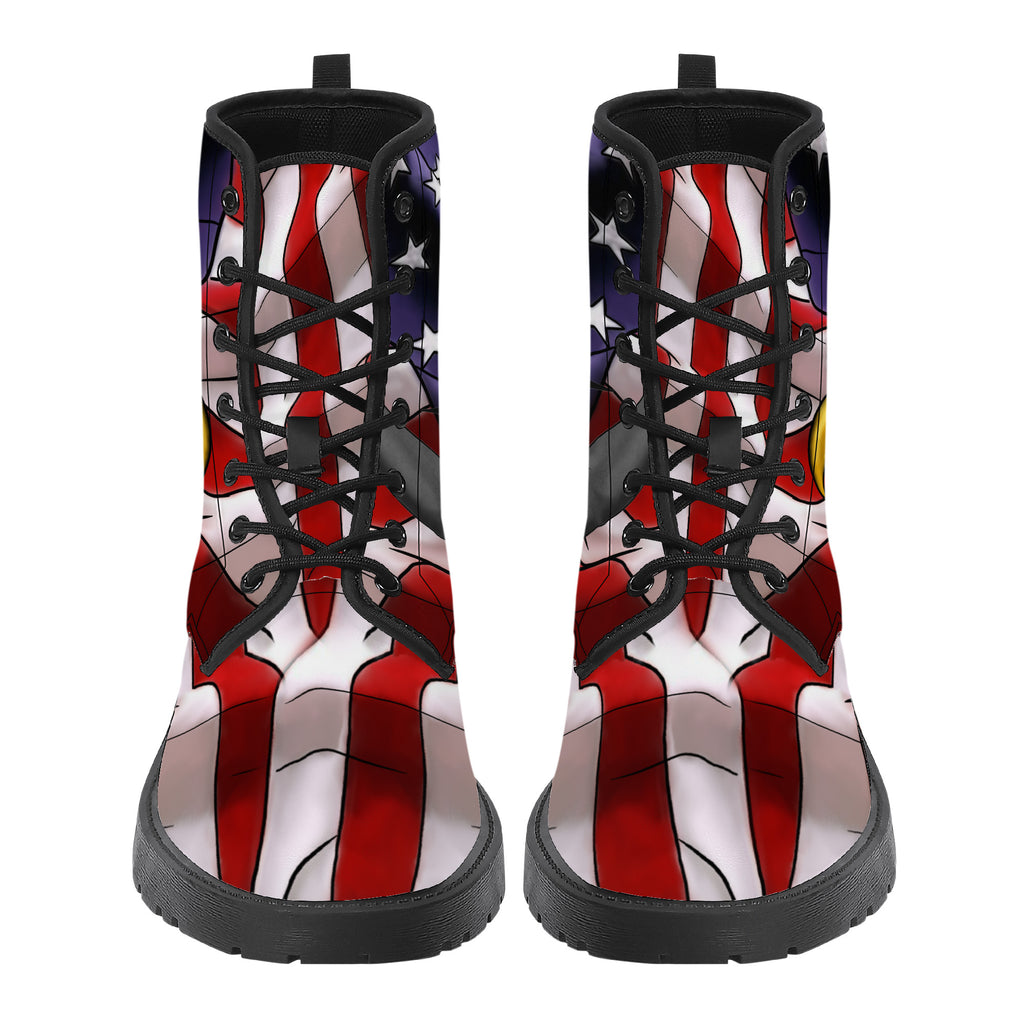 Freedom and Liberty Leather Boots Kickitink 4