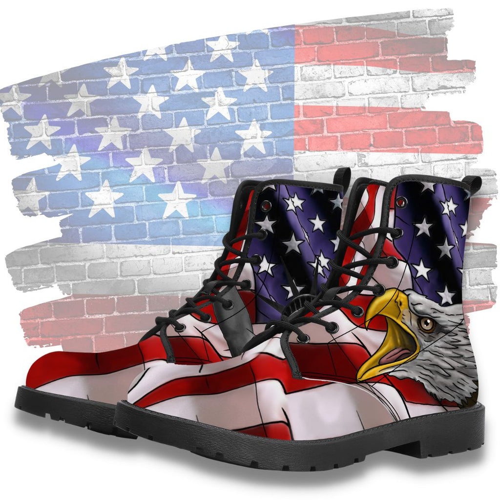 Freedom and Liberty Leather Boots Kickitink Feature