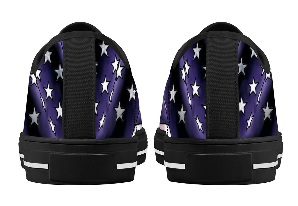 Freedom and Liberty Low Tops Black Kickitink 4