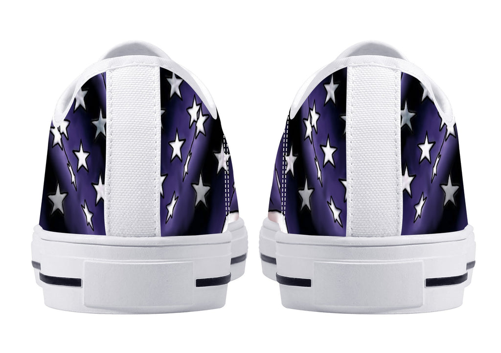 Freedom and Liberty Low Tops White Kickitink 4