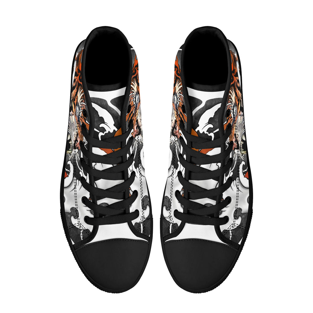 Irezumi Tiger High Tops White Kickitink 3