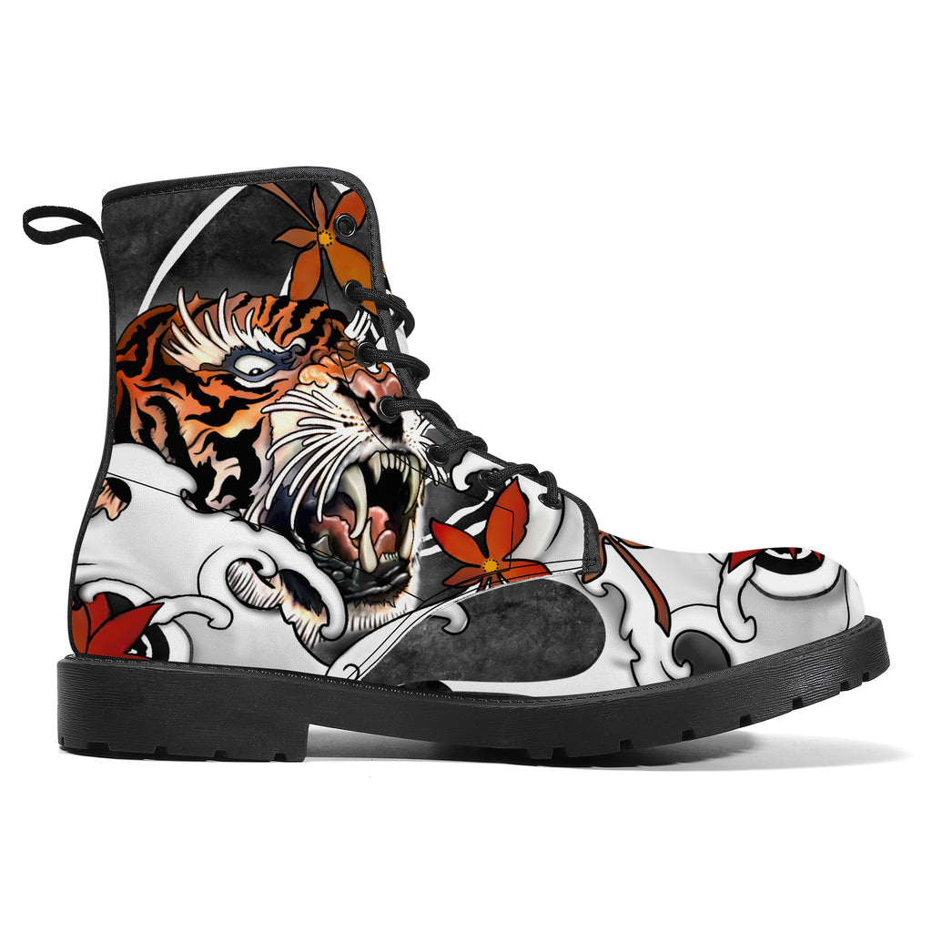 Irezumi Tiger Leather Boot Kickitink 2