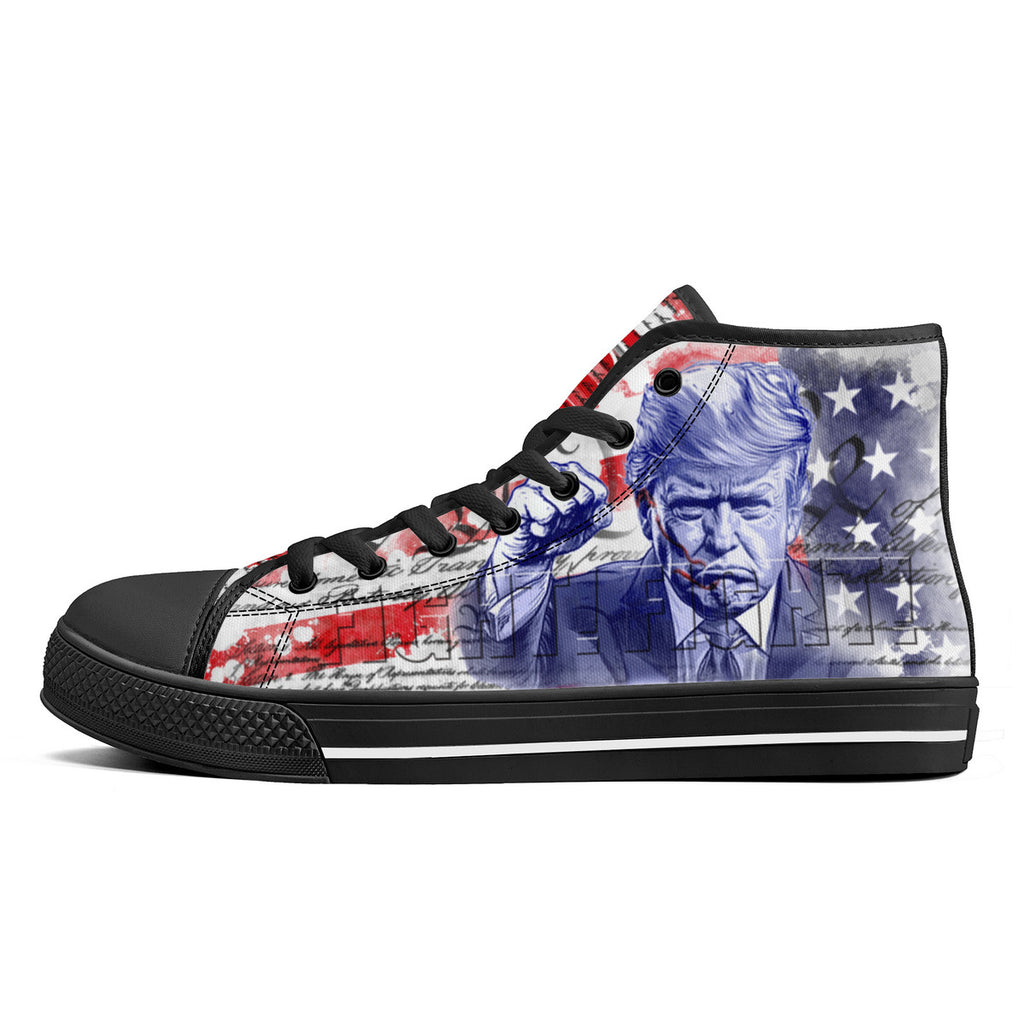 Trump 2024 - Fight High Tops Black 1