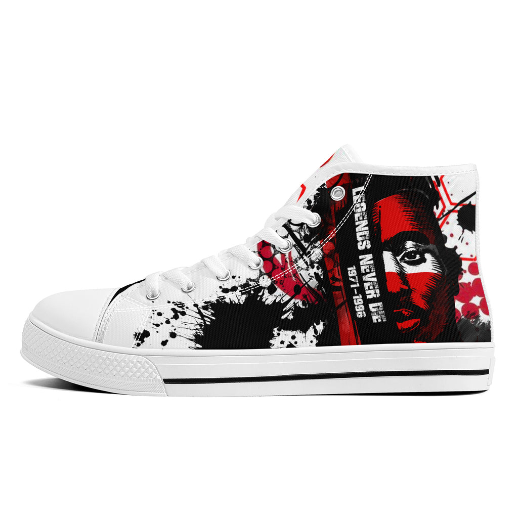 Makaveli Legacy High Tops White Feature 1