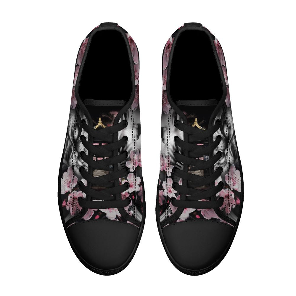 Oni's Geisha Blossom Low Top Black Kickitink 3