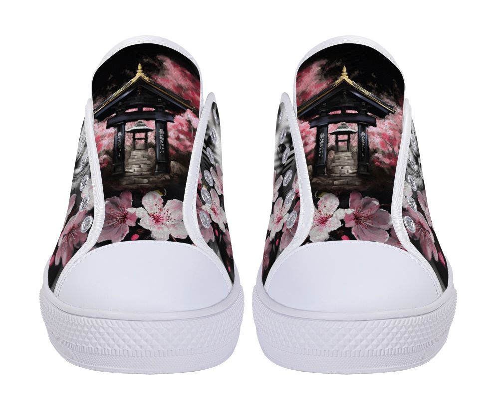 Oni's Geisha Blossom Low Top White 6