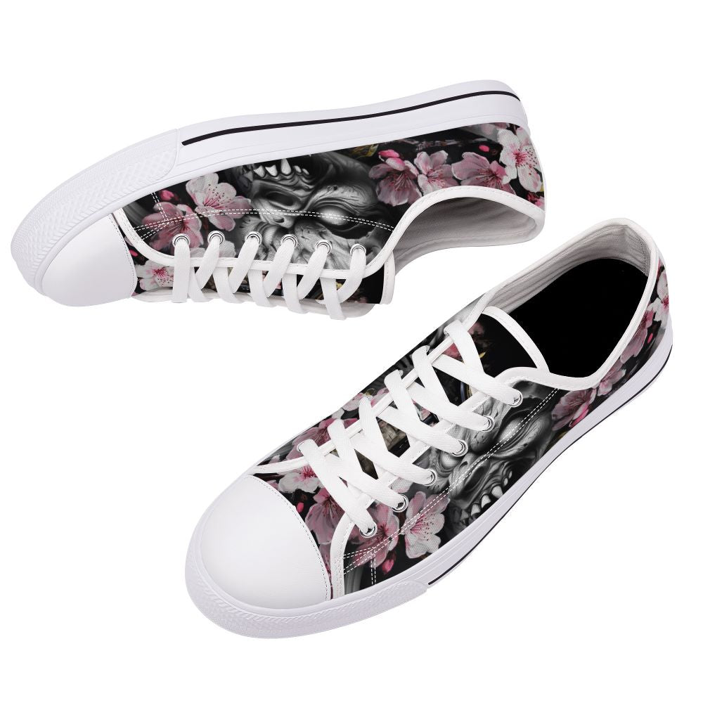 Oni's Geisha Blossom Low Top White 7