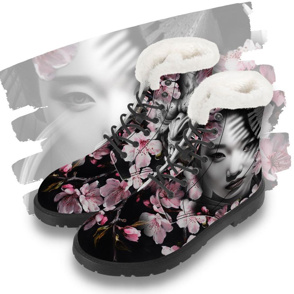 Oni Geisha Blossom Winter Boot Kickitink Featured