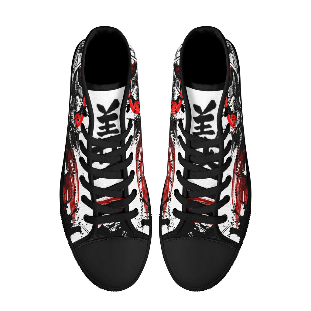 Samurai Warrior High Tops Black Kickitink 3