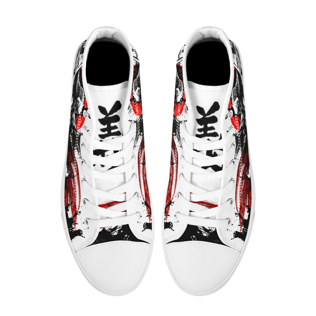 Samurai Warrior High Tops White Kickitink 3