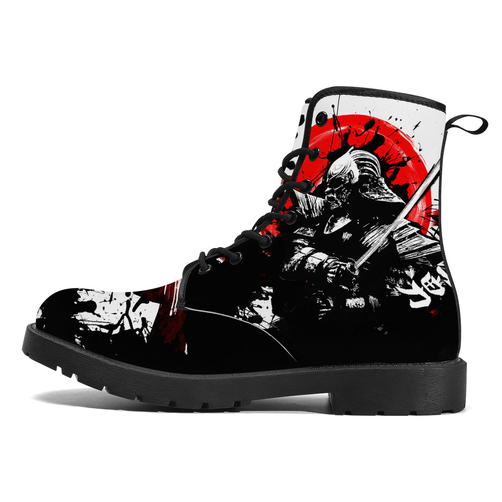 Samurai Rugby Boot Samurai Warrior Leather Boots – Kickit Ink