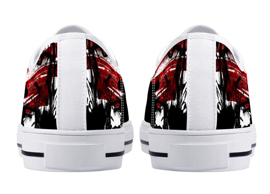 Samurai Warrior Low Tops White Kickitink 4