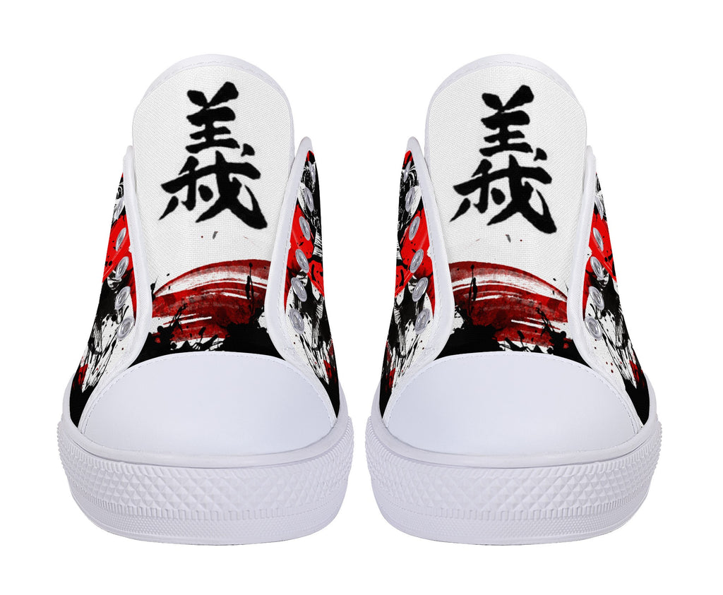 Samurai Warrior Low Tops White Kickitink 6