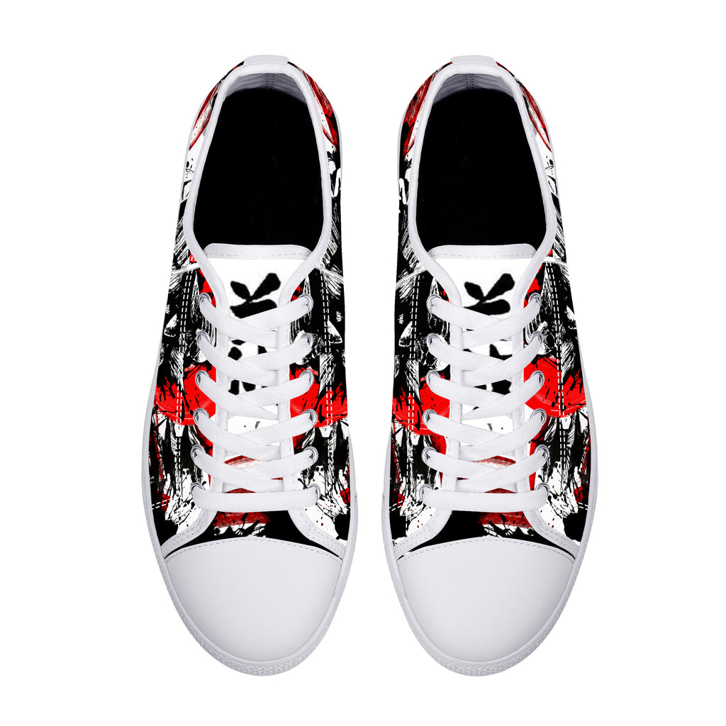 Samurai Warrior Low Tops White Kickitink 3