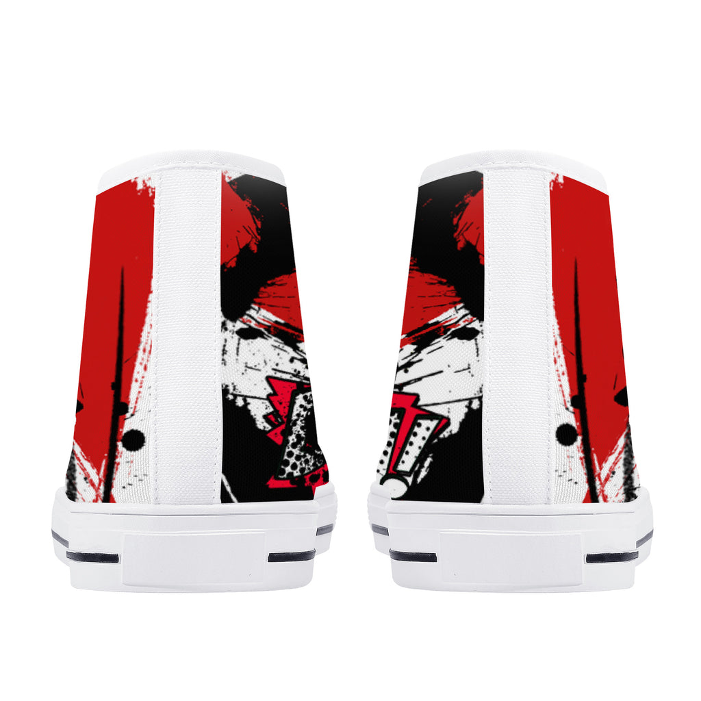 Skull Boom High Tops White Kickitink 4