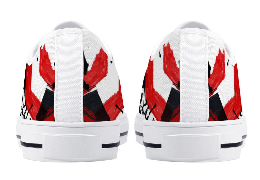 Skull Boom Low Tops White Kickitink 4