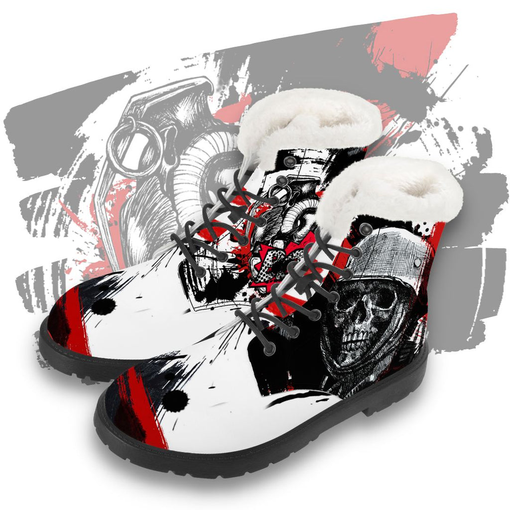 Skull Boom Winter Boot Kickitink Featured