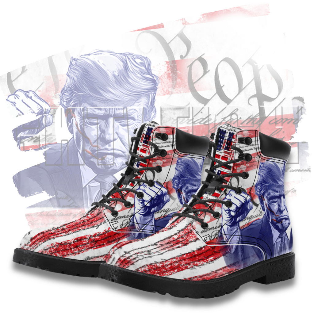 Trump 2024 Fight Classic Boots Featured