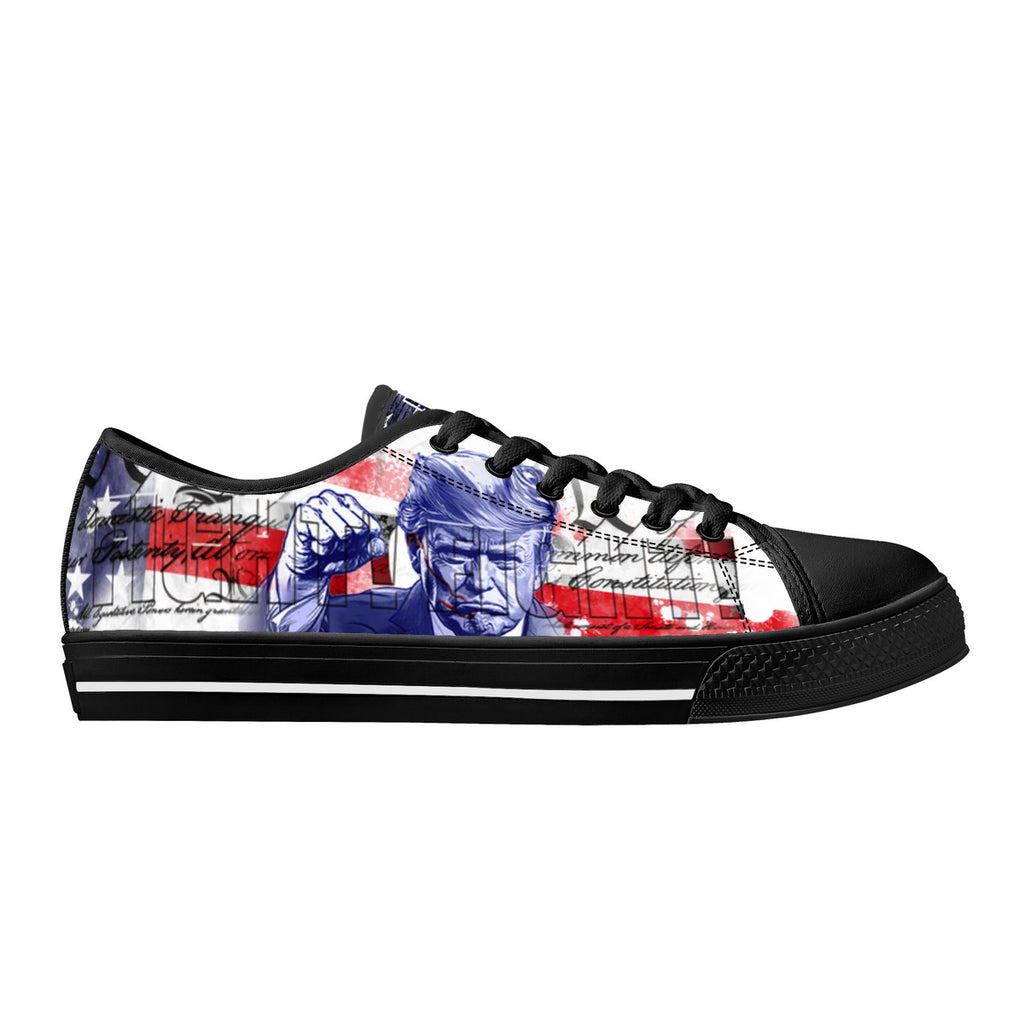 Trump 2024 - Fight Low Tops Black 2