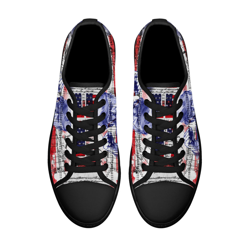 Trump 2024 - Fight Low Tops Black 3