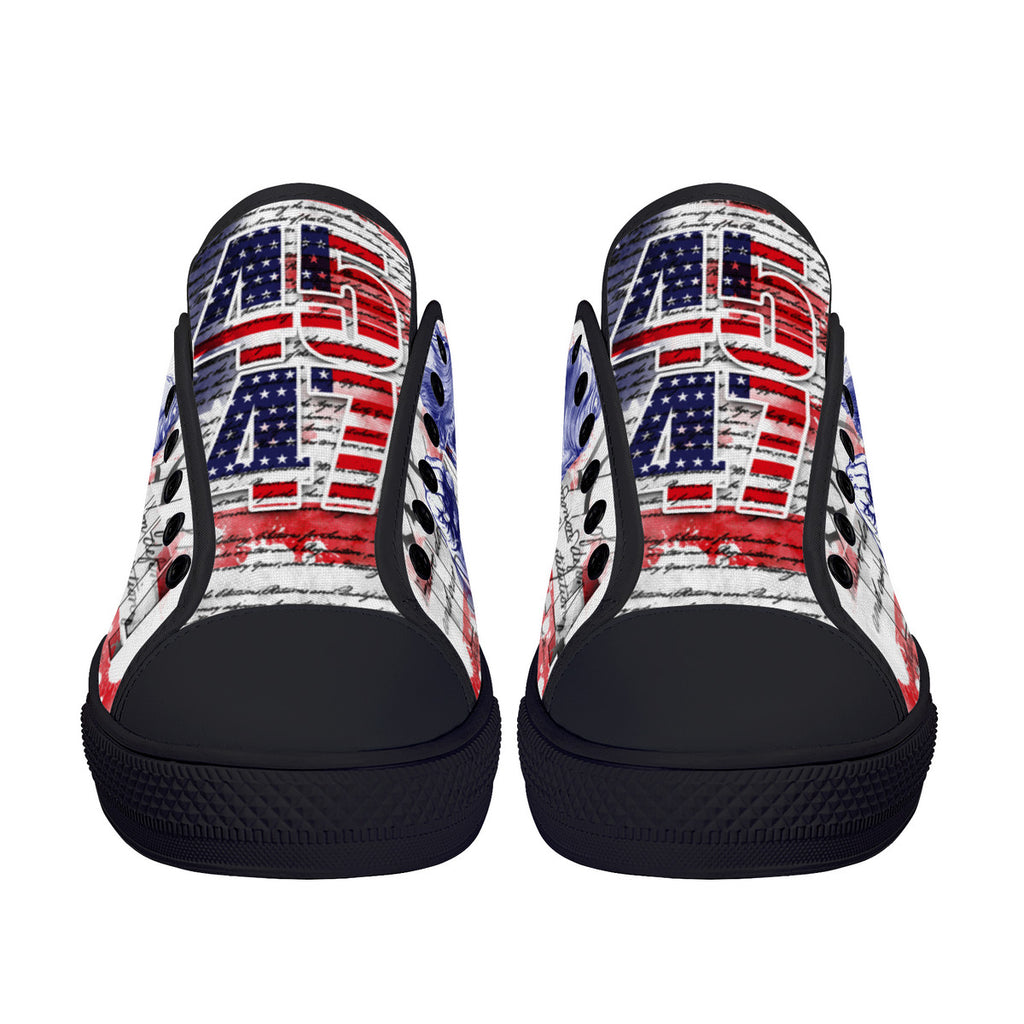 Trump 2024 - Fight Low Tops Black 6