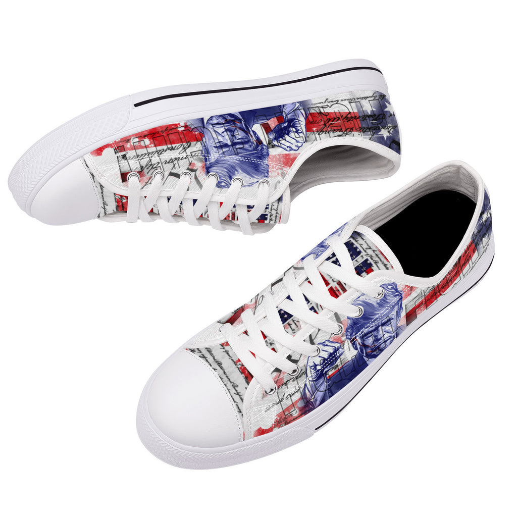 Trump 2024 - Fight Low Tops White 7