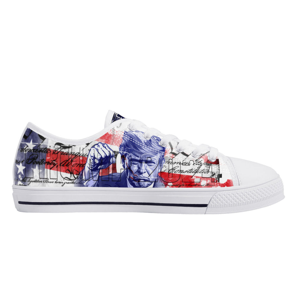 Trump 2024 - Fight Low Tops White 2