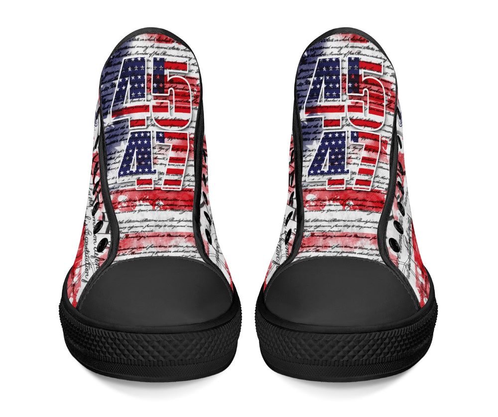 Trump 2024 Save America High Top Black 7