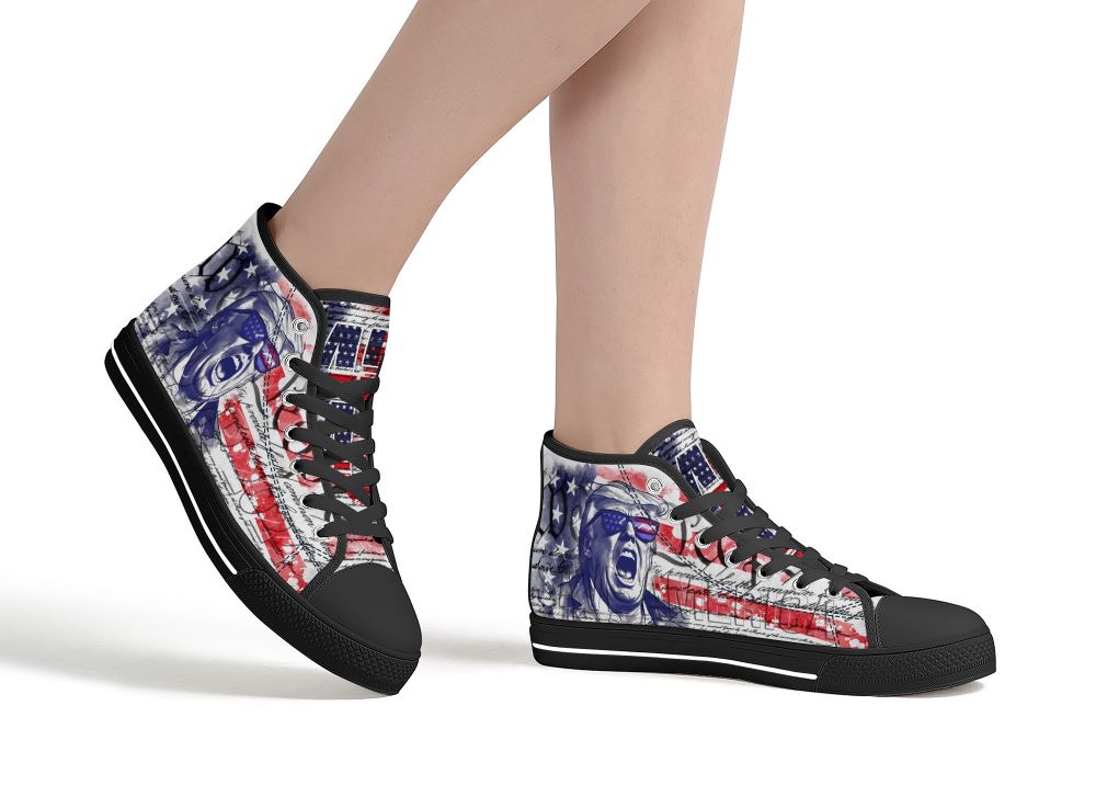 Trump 2024 Save America High Top Black 6