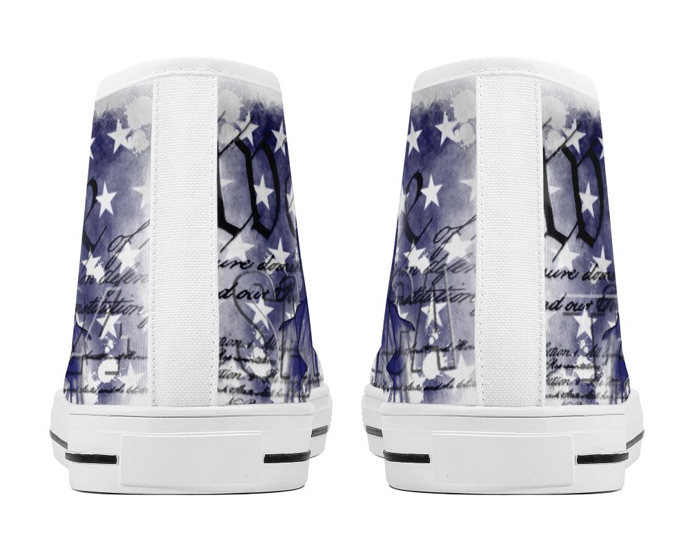 Trump 2024 Save America High Top White 4