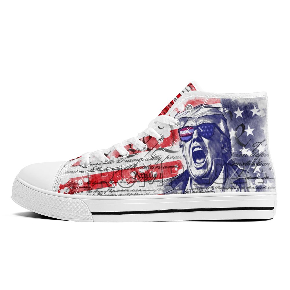 Trump 2024 Save America High Top White 1