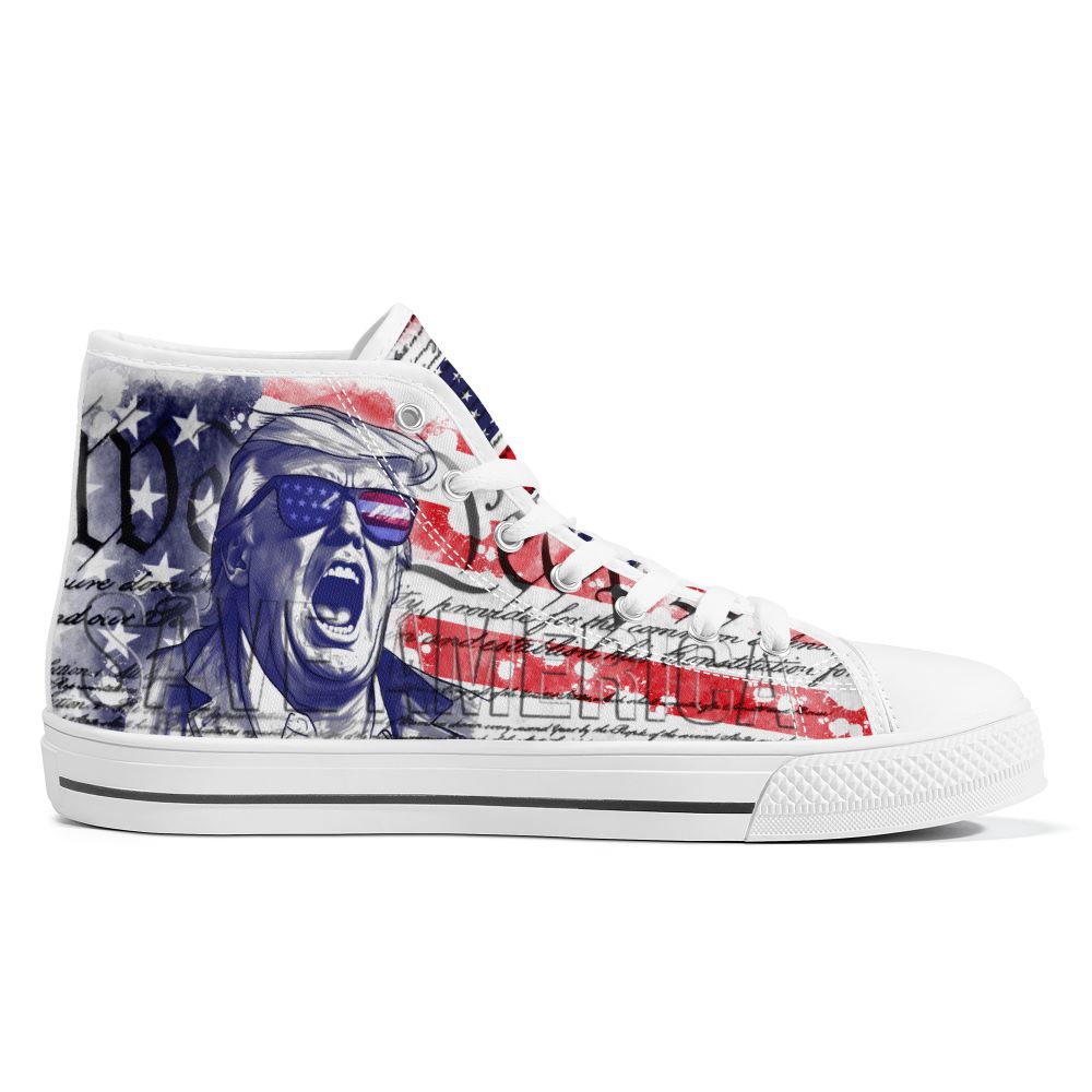 Trump 2024 Save America High Top White 2